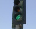Green light on a signal
